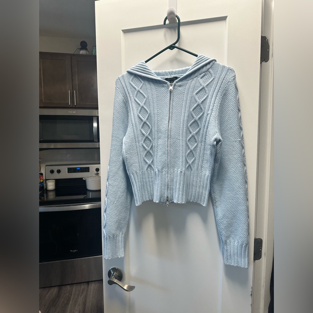 Blue Cable Knit Set - Picture 4 of 5